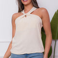 Blusa Feminina Regata Gola Transpassada - Allure Place