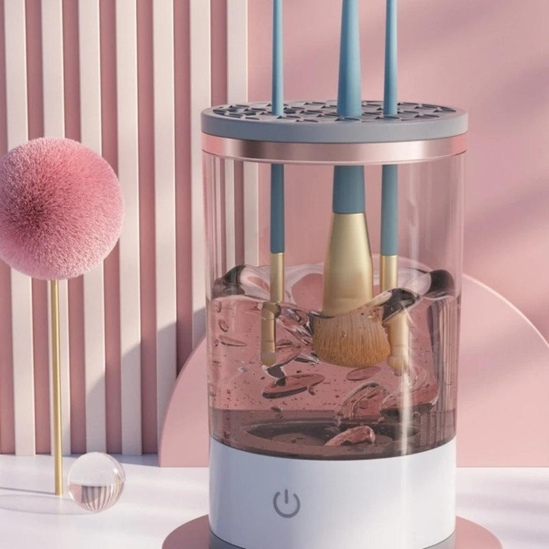 CleanGlam - Escova Automática para Esponjas de Maquiagem - Allure Place