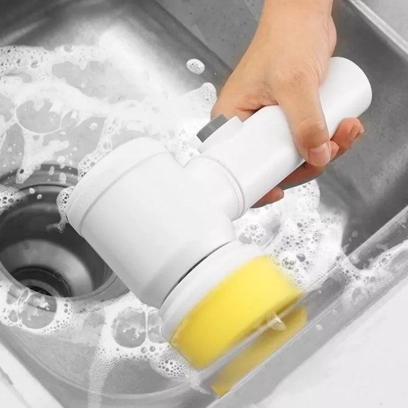CleanMaster 5 em 1 - Escova Elétrica Sem Fio Multiuso - Allure Place