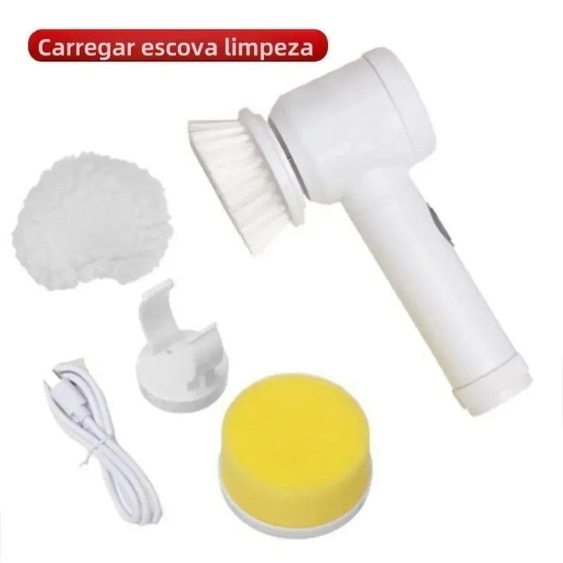 CleanMaster 5 em 1 - Escova Elétrica Sem Fio Multiuso - Allure Place