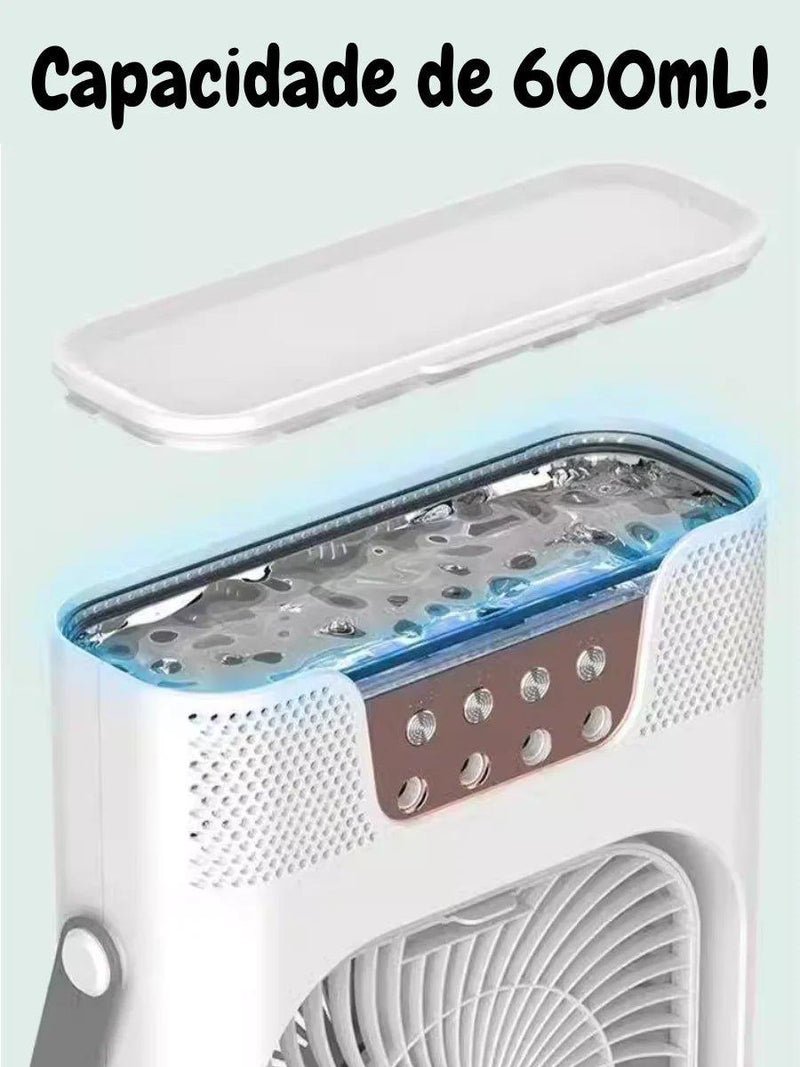 ClimaFresco 3 em 1 - Climatizador, Ventilador e Umidificador USB - C - Allure Place