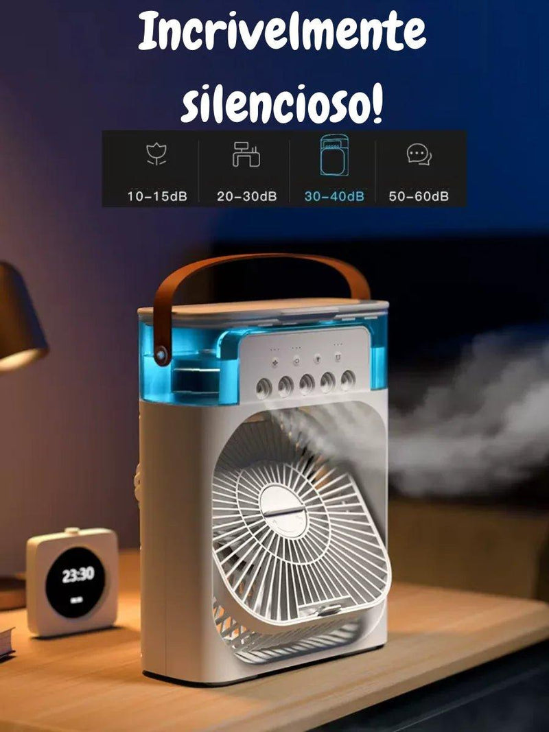 ClimaFresco 3 em 1 - Climatizador, Ventilador e Umidificador USB - C - Allure Place