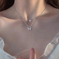 Colar Feminino Borboleta em Ouro e Prata - Allure Place
