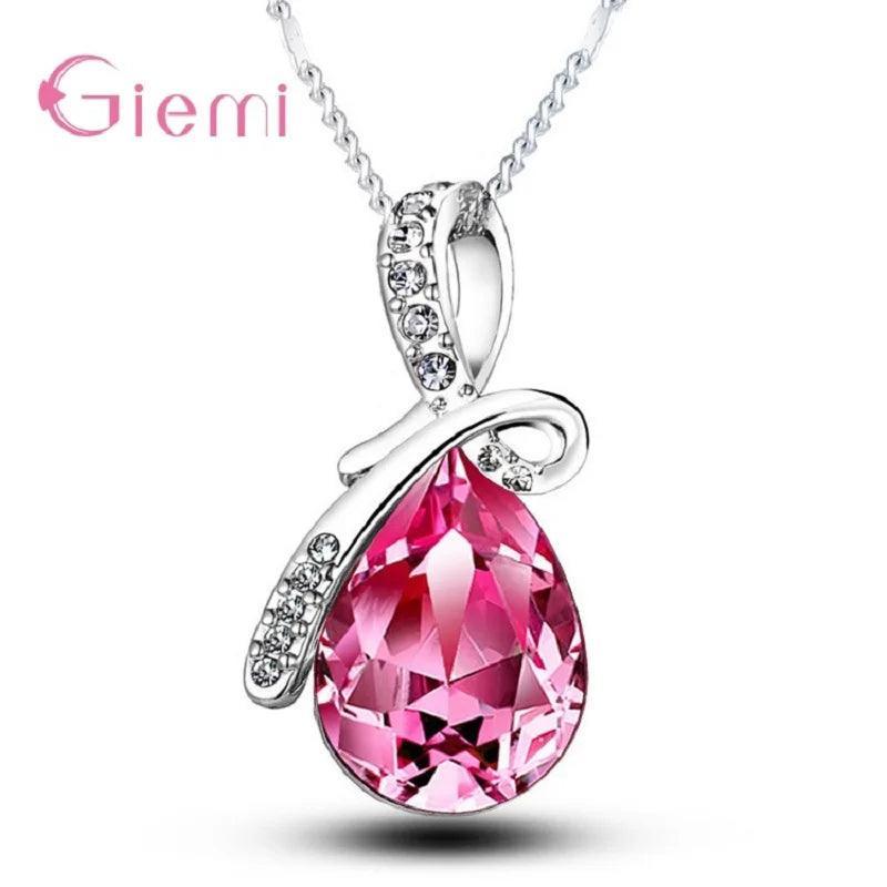 Colar Gota de Água em Prata Esterlina 925 - Allure Place