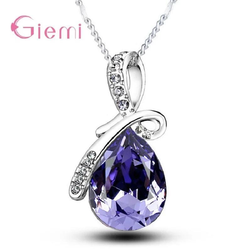 Colar Gota de Água em Prata Esterlina 925 - Allure Place