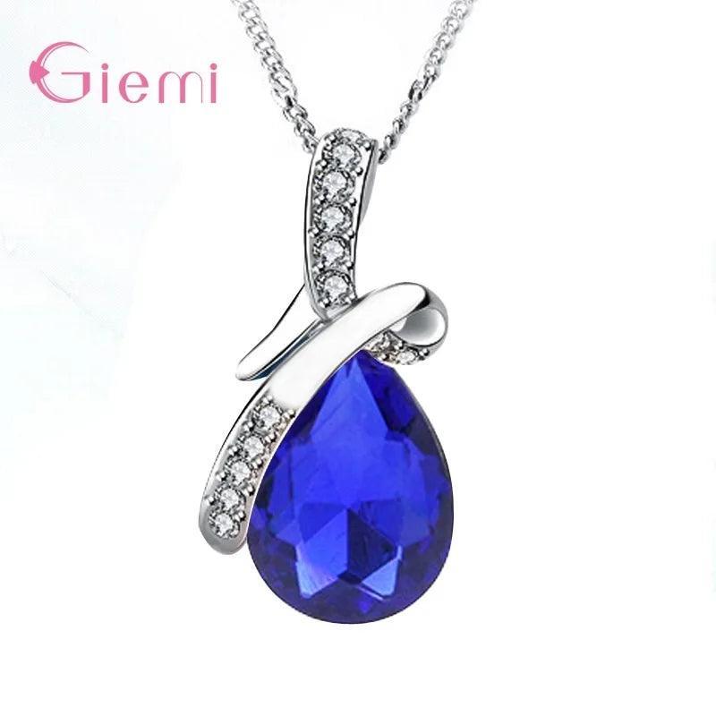 Colar Gota de Água em Prata Esterlina 925 - Allure Place