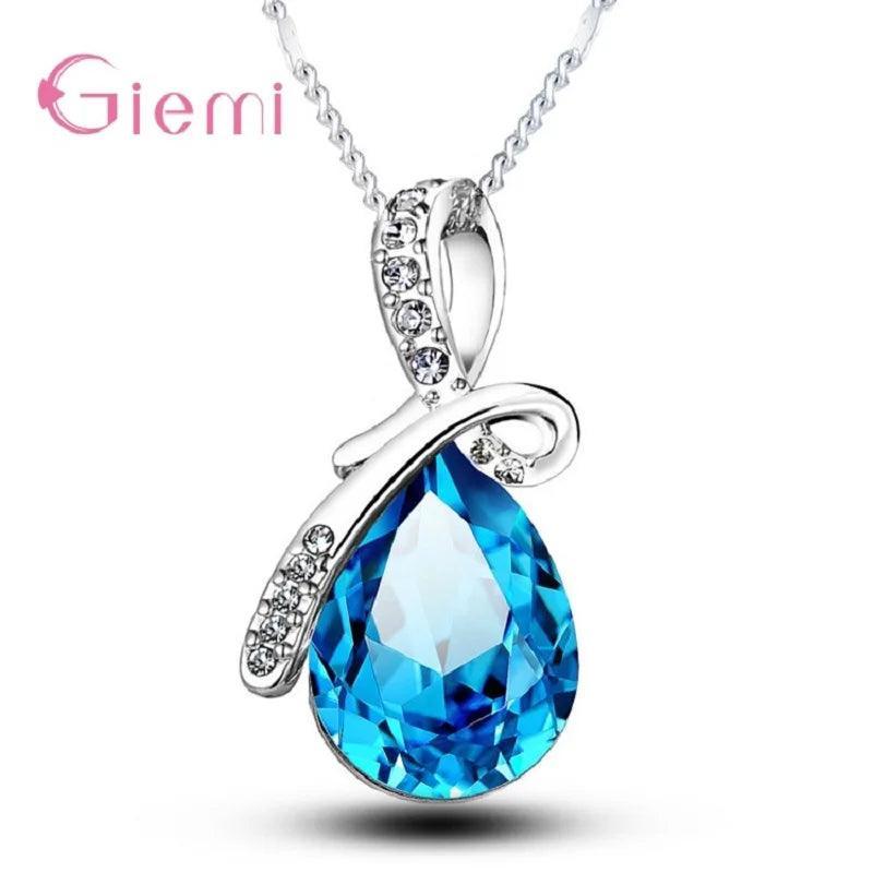 Colar Gota de Água em Prata Esterlina 925 - Allure Place