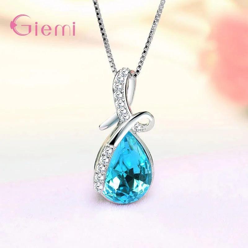 Colar Gota de Água em Prata Esterlina 925 - Allure Place