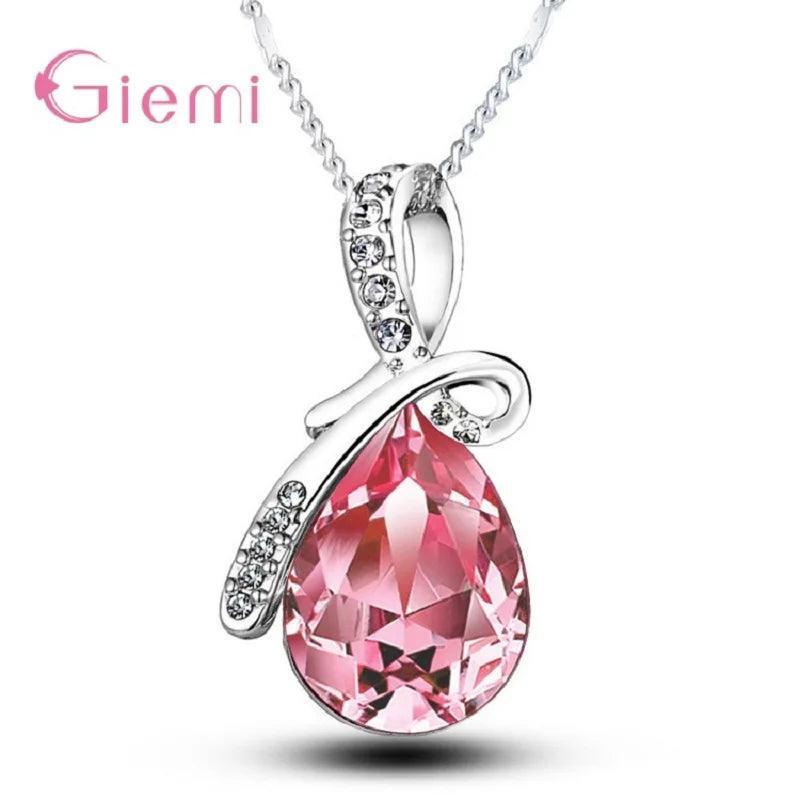 Colar Gota de Água em Prata Esterlina 925 - Allure Place