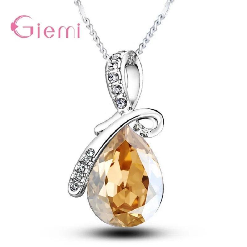 Colar Gota de Água em Prata Esterlina 925 - Allure Place