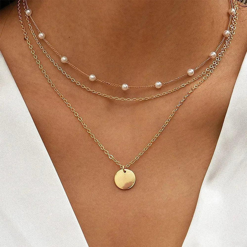 Colar Três Camadas em Prata Esterlina 925 - Allure Place