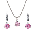Conjunto Chic Melody - Colar e Brincos de Cristal Zircônia - Allure Place