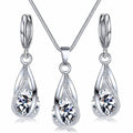 Conjunto Chic Melody - Colar e Brincos de Cristal Zircônia - Allure Place