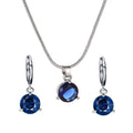 Conjunto Chic Melody - Colar e Brincos de Cristal Zircônia - Allure Place