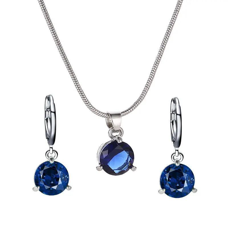 Conjunto Chic Melody - Colar e Brincos de Cristal Zircônia - Allure Place