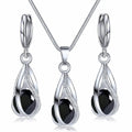 Conjunto Chic Melody - Colar e Brincos de Cristal Zircônia - Allure Place