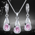 Conjunto Chic Melody - Colar e Brincos de Cristal Zircônia - Allure Place