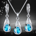 Conjunto Chic Melody - Colar e Brincos de Cristal Zircônia - Allure Place