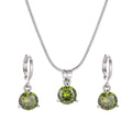 Conjunto Chic Melody - Colar e Brincos de Cristal Zircônia - Allure Place