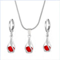Conjunto Chic Melody - Colar e Brincos de Cristal Zircônia - Allure Place