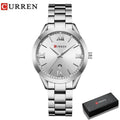 CURREN Gold Watch – Relógio Feminino com Numeração Romana - Allure Place