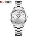 CURREN Gold Watch – Relógio Feminino com Numeração Romana - Allure Place