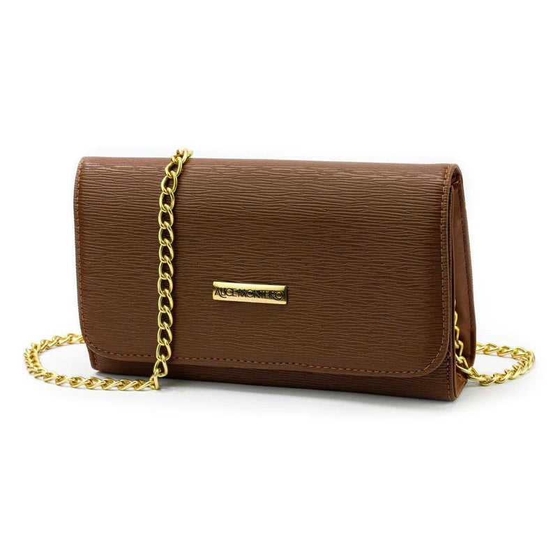 Kit Luxo Marrone - Bolsa Baú, Clutch e Carteira - Allure Place