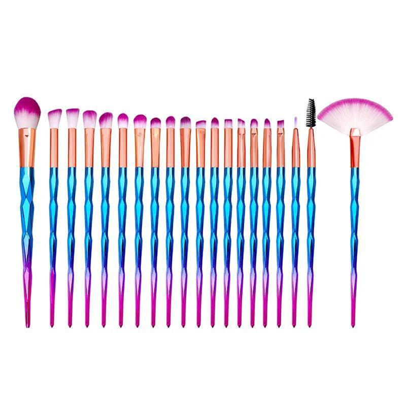 Make - UP Kit de Pincéis Diamond Shine - Allure Place