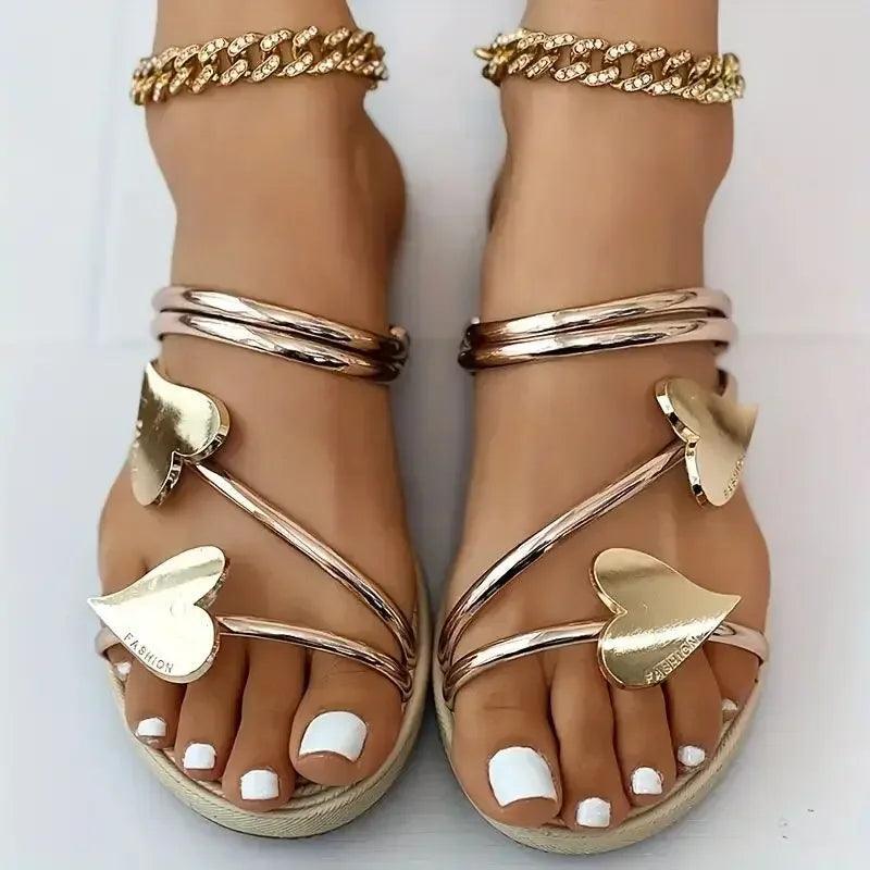 Rasteirinha Coração Chic "Elegância e Conforto a Cada Passo" - Allure Place