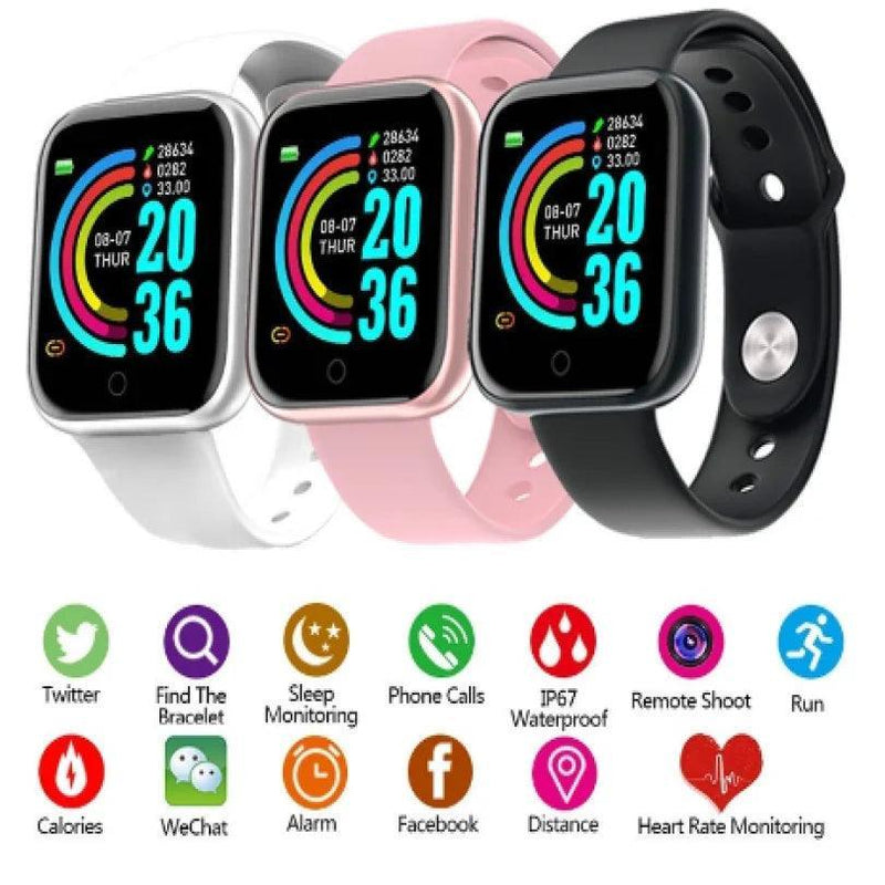 Relógio Smartwatch Android Ios Inteligente D20 Bluetooth - Allure Place