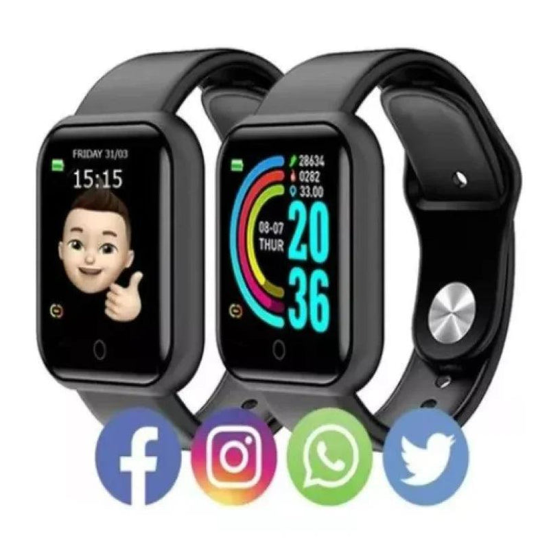 Relógio Smartwatch Android Ios Inteligente D20 Bluetooth - Allure Place