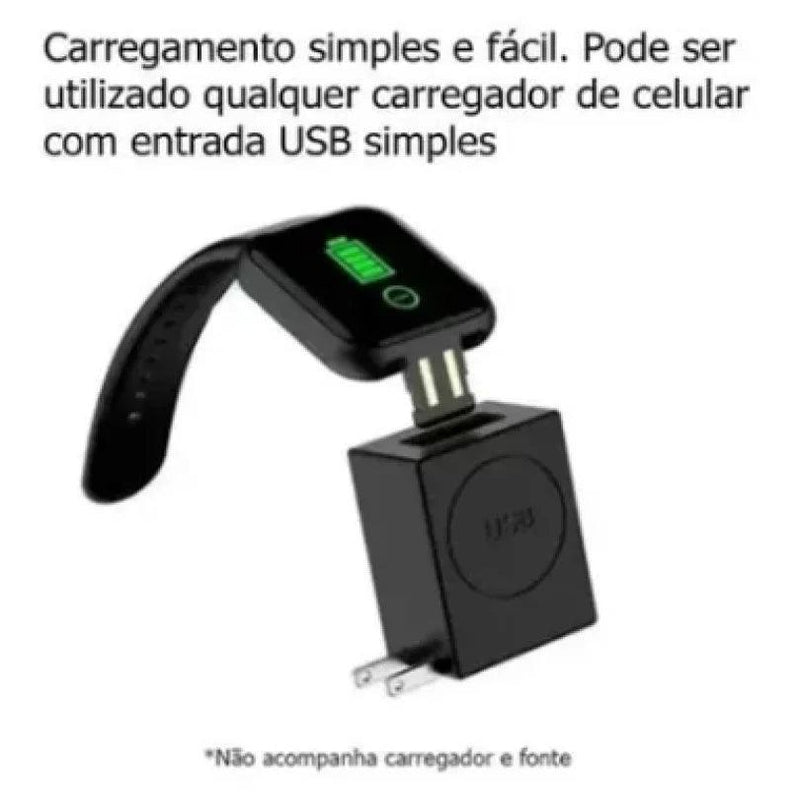 Relógio Smartwatch Android Ios Inteligente D20 Bluetooth - Allure Place