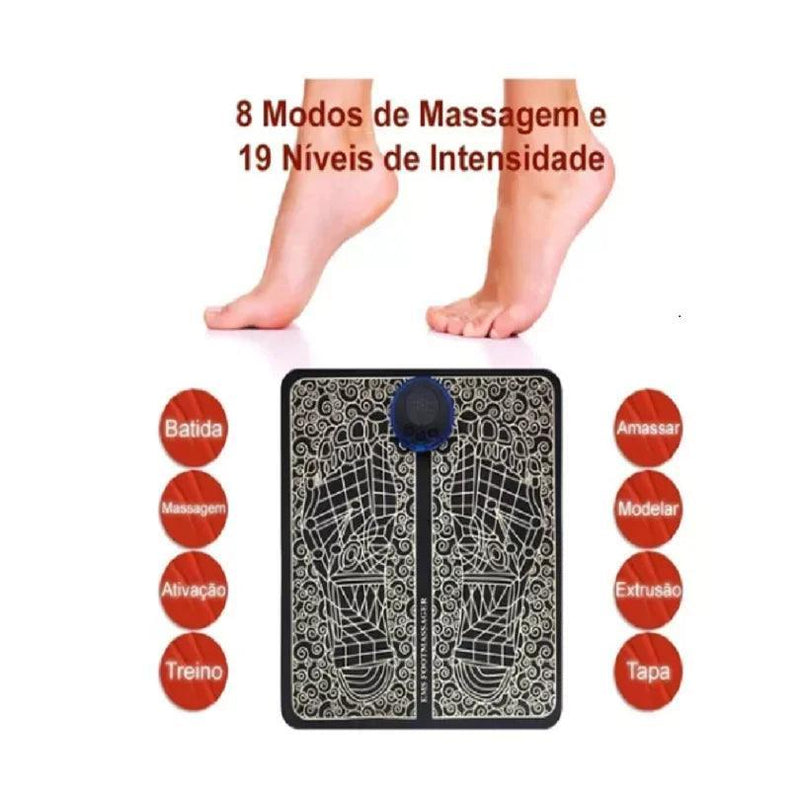 Tapete Massageador Para Os Pés Almofada Pro Ems Recarregável - Allure Place