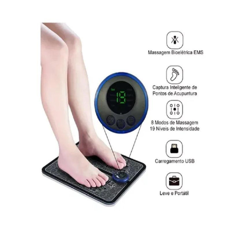 Tapete Massageador Para Os Pés Almofada Pro Ems Recarregável - Allure Place