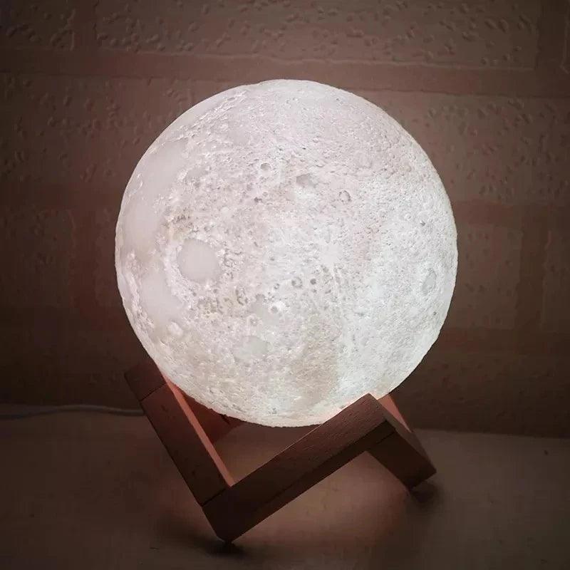 Umidificador Aromatizador e Luminária Lua Cheia 3D - Allure Place