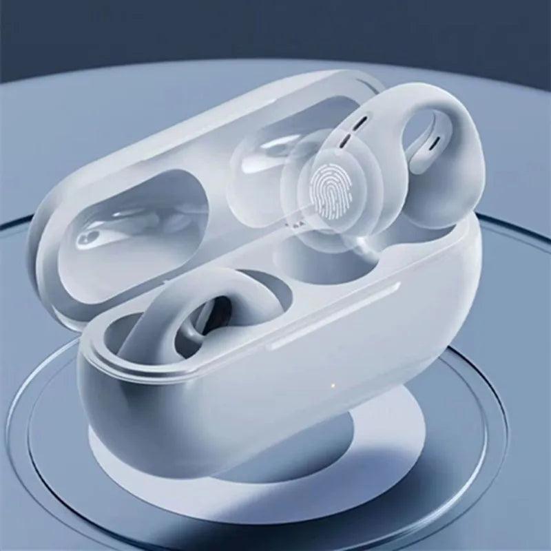V2 ClipWave - Fones de Ouvido Bluetooth 5.3 Esportivos com Cancelamento de Ruído e LED - Allure Place